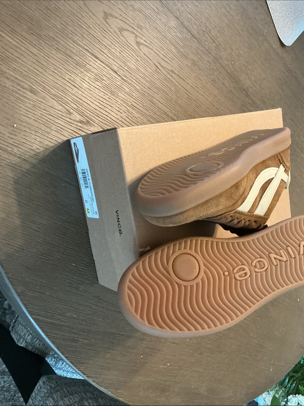 Vince oasis Suede Sneakers in elmwood new with box - Picture 2 of 4